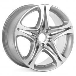 Original St. 376 9x19 PCD5x120 ET44 DIA 72.6  Glossy Silver-Polished